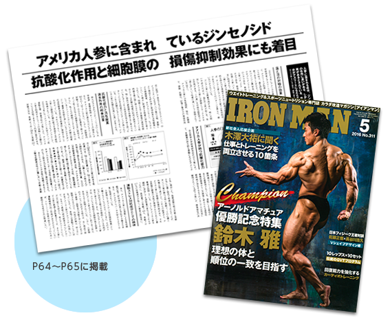 IRON MAN：アメリカ人蔘／アメリカ人参