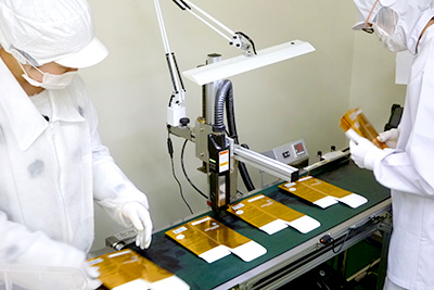 印字（賞味期限、製造所固有記号）